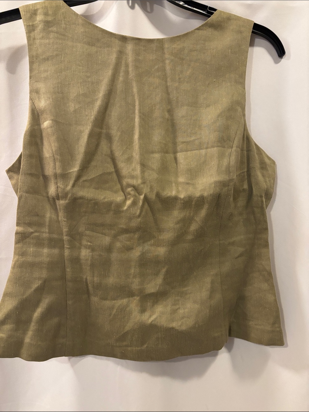 NWT Babaton Olive Sleeveless Top - size 10 - Picture 4 of 14